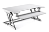 WERGON - Winston - Justerbar ergonomisk höjning / sänkbar möbel för bord / arbetsplats - Vit